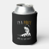 Rafraîchisseur Pour Canette Je suis un pirate Iguana (Can devant)