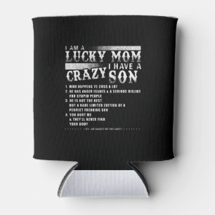 Rafraîchisseur Pour Canette Je Suis Une Chanceuse Maman J'Ai Une Idée Cadeau F