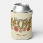 Rafraîchisseur Pour Canette Je t'aime Maman fleurs vintages (Can devant)