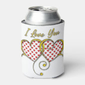 Rafraîchisseur Pour Canette Je t'aime Vous Conception (Can devant)