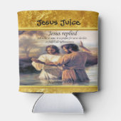 Rafraîchisseur Pour Canette Jésus Christ Baptême image un (Dos)