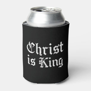 Rafraîchisseur Pour Canette Jésus-Christ est Roi Gothique Art Grunge Blacklett