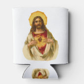 Rafraîchisseur Pour Canette Jésus Christ notre Seigneur Coeur Sacré (Dos)