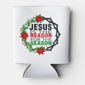 Rafraîchisseur Pour Canette Jésus est la raison de la saison (Devant)
