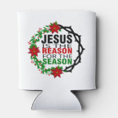 Rafraîchisseur Pour Canette Jésus est la raison de la saison (Dos)