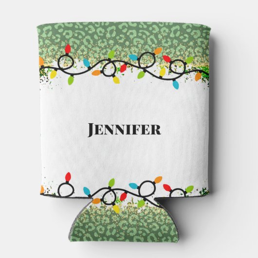 Rafraîchisseur Pour Canette Jeu à cordes de Noël (Dos)