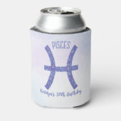 Rafraîchisseur Pour Canette Jeu d'Anniversaire violet sur mesure (Can Dos)