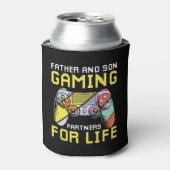 Rafraîchisseur Pour Canette Jeu Père et Fils - Gamer Bonding Design (Can devant)