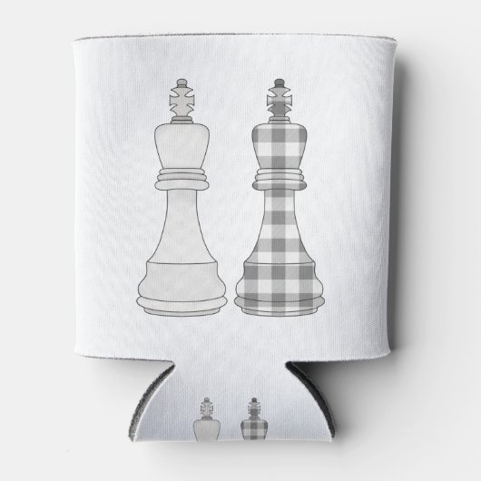 Rafraîchisseur Pour Canette Jeu Sur Les Échecs (Devant)