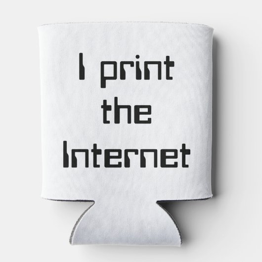 Rafraîchisseur Pour Canette J'imprime Internet (Dos)