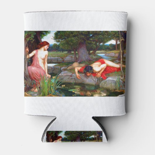 Rafraîchisseur Pour Canette John William Waterhouse Echo et Narcissus (Devant)