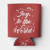 Rafraîchisseur Pour Canette joie pour le monde Noël (Devant)