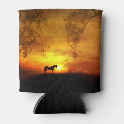 Rafraîchisseur Pour Canette Joli Cheval peut refroidir (Devant)