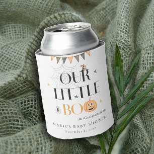 Rafraîchisseur Pour Canette Joli Citrouille Halloween Baby shower Little Boo