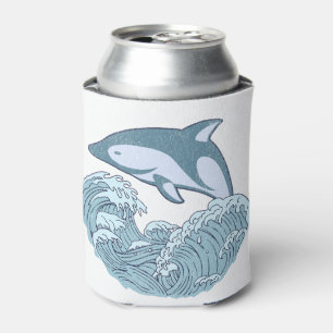 Rafraîchisseur Pour Canette Joli dauphin bleu