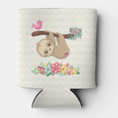 Rafraîchisseur Pour Canette Joli fentes Brown accrochées à l'envers (Devant)