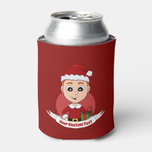 Rafraîchisseur Pour Canette Joli garçon de Noël avec cheveux de gingembre