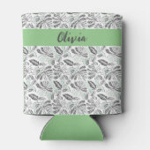 Rafraîchisseur Pour Canette Joli gris vert en été Batik (Dos)