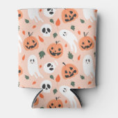 Rafraîchisseur Pour Canette Joli Jack-O-Lanterne et Motif fantôme (Devant)