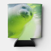 Rafraîchisseur Pour Canette Joli Phoque Amical Sous L'Eau (Devant)