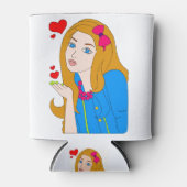 Rafraîchisseur Pour Canette Jolie fille (Devant)