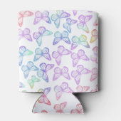 Rafraîchisseur Pour Canette Jolie fille Pastel Butterfly Motif Iridescente (Dos)