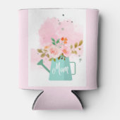 Rafraîchisseur Pour Canette Jolie maman peut refroidir avec des fleurs (Devant)