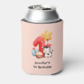 Rafraîchisseur Pour Canette Jolie vache 1er anniversaire (Can Dos)