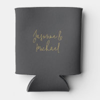 Jolis Noms de Couple en Calligraphie Chic Gris & O