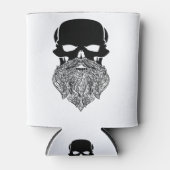 Rafraîchisseur Pour Canette Jolly roger de crâne barbu cool (Devant)