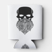 Rafraîchisseur Pour Canette Jolly roger de crâne barbu cool (Dos)