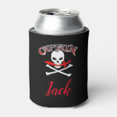 Rafraîchisseur Pour Canette Jolly roger personnalisé (Cutlass) (Can devant)