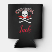 Rafraîchisseur Pour Canette Jolly roger personnalisé (Cutlass) (Devant)