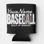 Rafraîchisseur Pour Canette Joueur d'équipe de baseball rétro AJOUTER NOM Pins (Dos)