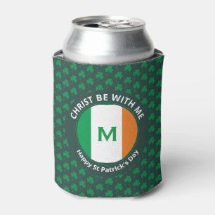 Rafraîchisseur Pour Canette Jour de la Saint Patrick Citation Monogram Shamroc