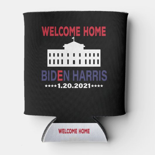 Rafraîchisseur Pour Canette Jour de l'Inauguration 2021 Accueil Biden Harris (Devant)