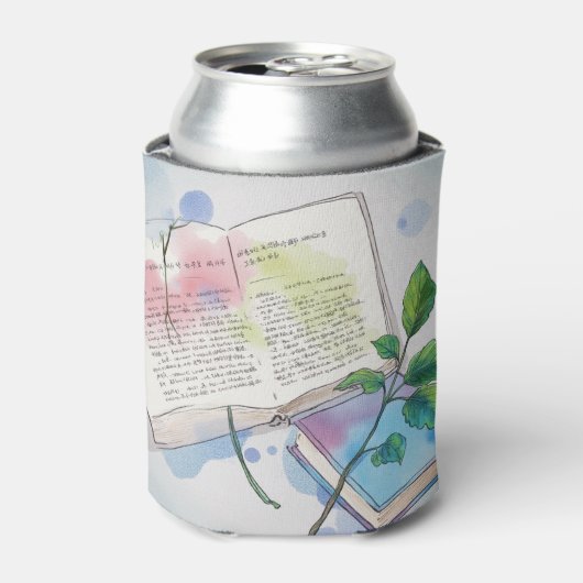 Rafraîchisseur Pour Canette Journal & Vine Aesthetic Can Cooler (Can devant)