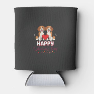 Rafraîchisseur Pour Canette Joyeuse Saint-Valentin Couple Beagle