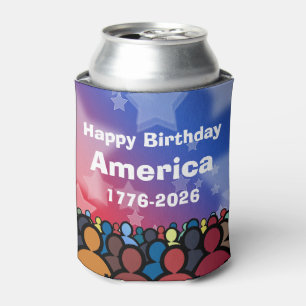 Rafraîchisseur Pour Canette Joyeux Anniversaire Amérique 1776 à 2026