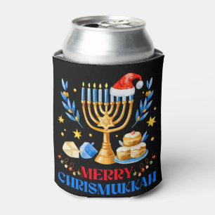 Rafraîchisseur Pour Canette Joyeux Chrismukkah Holiday Hanoukka Pajama Family