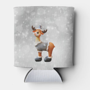 Rafraîchisseur Pour Canette Joyeux Christmoose portant un chapeau