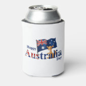 Rafraîchisseur Pour Canette Joyeux drapeau de la fête nationale australienne m (Can Dos)
