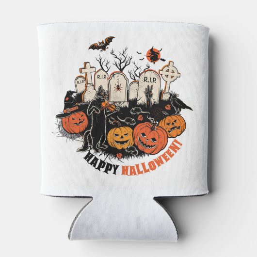 Rafraîchisseur Pour Canette Joyeux Halloween (Dos)