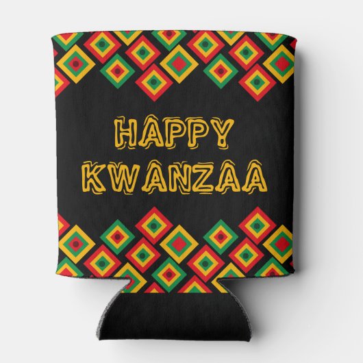Rafraîchisseur Pour Canette Joyeux KWANZAA (Dos)