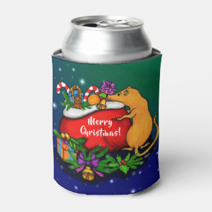 Rafraîchisseur Pour Canette Joyeux Noël avec le Prince Rat