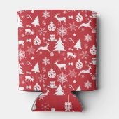 Rafraîchisseur Pour Canette Joyeux Noël : Collection Vintage rouge (Dos)