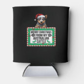 Rafraîchisseur Pour Canette Joyeux Noël De Mon Australian Cattle Classic (Devant)