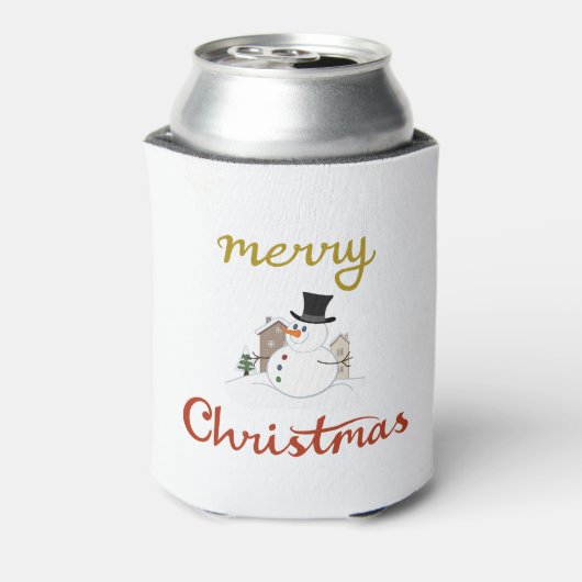 Rafraîchisseur Pour Canette Joyeux Noël+Design Snowman (Can Dos)