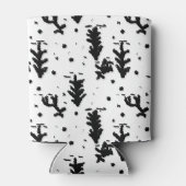 Rafraîchisseur Pour Canette Joyeux Noël! Noir et blanc (Dos)