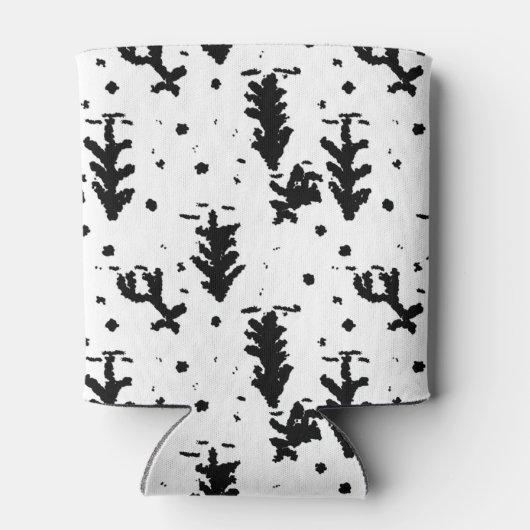 Rafraîchisseur Pour Canette Joyeux Noël! Noir et blanc (Dos)